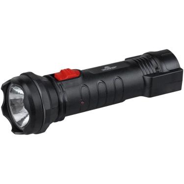 Imagem de Lanterna Recarregável Super Led Bivolt 400mAh 8 Horas Plástico ABS Worker