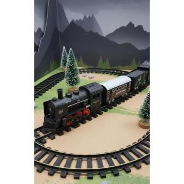 Imagem de Locomotiva De Brinquedo Real Train Preta 4 Anos+ - Congratulations Sto