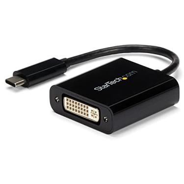 Imagem de StarTech. com adaptador USB C para DVI – Preto – 1920 x 1200 – Conversor de vídeo USB tipo C para seu monitor DVI D – Versão atualizada é CDP2DVIEC (CDP2DVI)