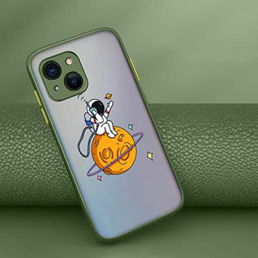 Imagem de Capa Guitar Astronaut para iPhone 13 12 Pro Max Mini 11 Pro Max X XR XS MAX SE2020 8 7 Plus 6 6S Plus Capa de telefone ultrafina e macia, Matcha Green2, para iPhone 7Plus