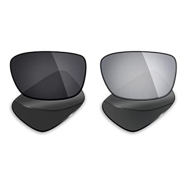 Imagem de 2 pares de lentes polarizadas de substituição da Mryok para óculos de sol Oakley Drop Point – Opções