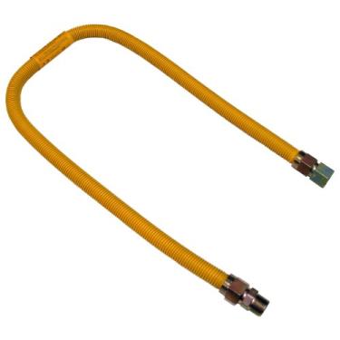 Imagem de LASCO 10-1292 1-1/8 polegadas de diâmetro externo por 48 polegadas com adaptadores de tubulação fêmea de 3/4 polegadas conector de gás aquecedor de água sem tanque