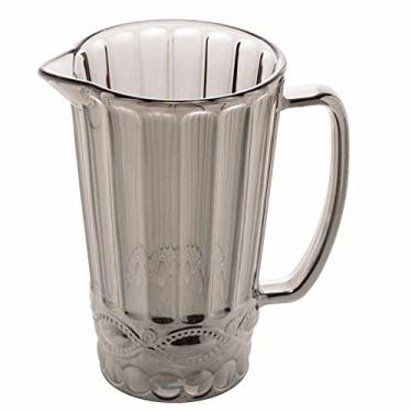 Imagem de JARRA DE VIDRO LIBÉLULA CINZA METALIZADO 1L