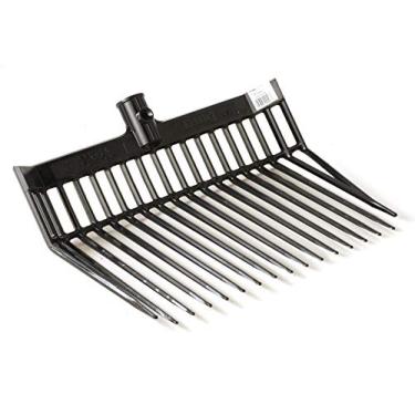 Imagem de LITTLE GIANT Cabeça de substituição de garfo DuraFork (preto) cabeça de garfo estável de policarbonato durável com dentes angulados (item nº PDF103BLACK)