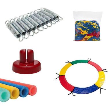 Imagem de Kit Acessórios de Reposição para Cama Elástica 2,00M ChicoPlay PN