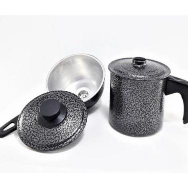 Imagem de Cuscuzeira Porção Individual Nordestino Alumínio Craqueada