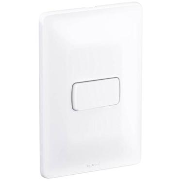 Imagem de Interruptor Legrand Pial Zeffia - 10A/250V - Branco - 680100