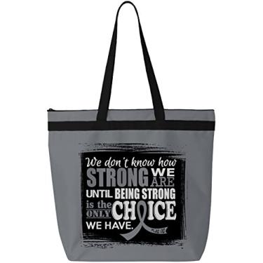 Imagem de Bolsa sacola How Strong We Are "The Darcey" - 13 cores, Cinza, One Size