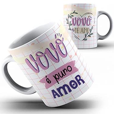Imagem de Caneca xícara Vovó avó é puro amor