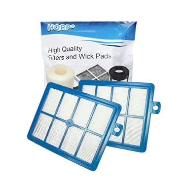 Imagem de HQRP Pacote com 2 filtros Hepa para Electrolux Harmony, Oxigênio, Oxygen Ultra, Oxygen 3 Ultra Vasilha Aspiradores de Pó e Porta-copos