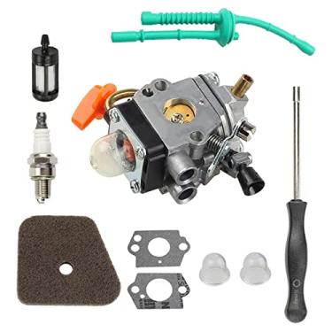 Imagem de MOOKEENONE Cada kit de montagem aparador de filtro de combustível carburador para Stihl