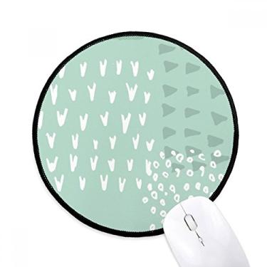 Imagem de Tapete de mouse com estampa de arte abstrata verde para computador
