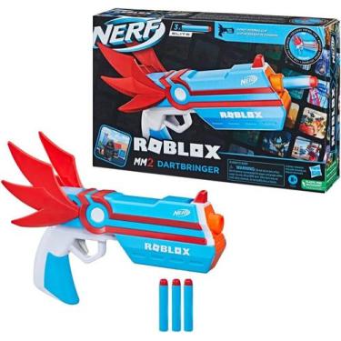 Lançador Nerf Roblox Com Dardos Jailbreak Armory Hasbro em