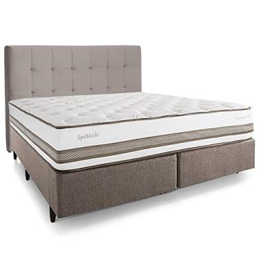 Imagem de Cama Box com Cabeceira Herval Spettácolo Queen, 74x158x198 cm, Molas Ensacadas