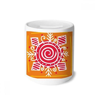 Imagem de DIYthinker Vortex Mexico Totems Civilização Antiga Caixa Dinheiro Caixa de Cerâmica Porta-Moedas Presente