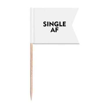 Imagem de Sinalizadores de palitos de insatisfação emocional única marcação de etiquetagem para bolo de festa comida de queijo