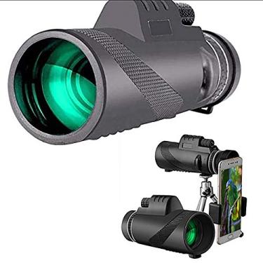 Imagem de WYFJIE Monoculares 40X60 - Monocular Telescope com Tripé para Celular, à Prova D'água, Perfeito para Observação de Pássaros, Caminhadas e Escalada