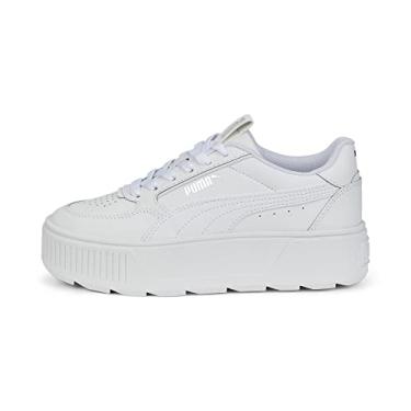 Imagem de PUMA Tênis infantil unissex Karmen Rebelle, Branco, 5.5 Big Kid