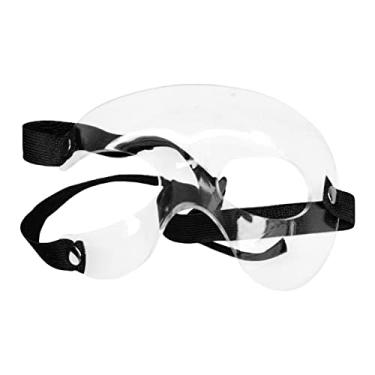 Imagem de Protetor ajustável máscara facial durável para meninas proteção facial para nariz quebrado escudo facial para softball, futebol, 17cmx11cm