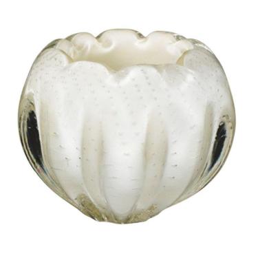 Imagem de Vaso Em Cristal Murano Pérola - São Marcos 15Cm