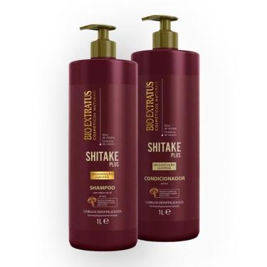 Imagem de Kit Bio Extratus Shitake Plus Shampoo Condicionador 1Litro