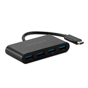 Imagem de Kensington CH1200 USB-C 10Gbps Hub de 4 portas, adaptador USB tipo C para USB com 4 USB 3.0, compatível com Thunderbolt 4, Thunderbolt 3, USB4 e dispositivos USB-C (K33616WW)