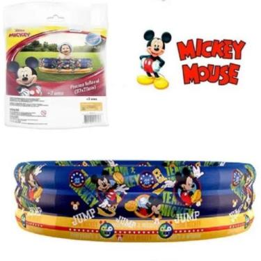 Imagem de Piscina Infantil De Plástico Inflável Do Mickey 130 Litros - Etitoys