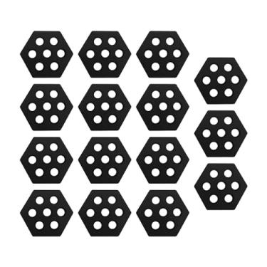 Imagem de Amagogo 15x almofadas de tração para prancha de surf, almofadas de deck, tapete de aderência de deck profissional sem cera para pranchas de remo, prancha, PRETO