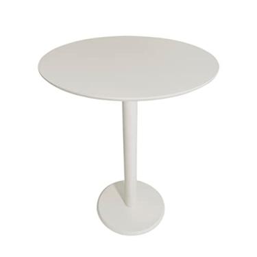 Imagem de Mesa de Quarto Lateral Monopé de Laqueada 50 cm (OFF WHITE)