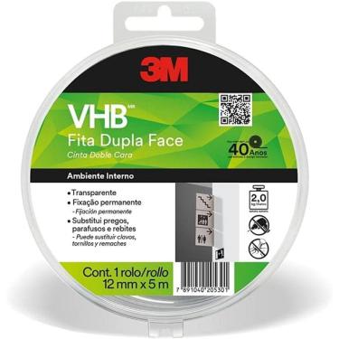 Imagem de Fita Dupla Face 3M VHB 12MM X 5M 4910