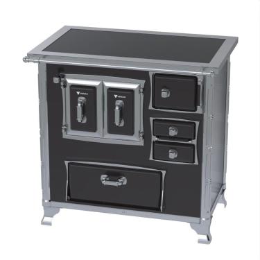 Imagem de Fogao a Lenha Venax GII n 1 Sec XVIII Premium Preto Gab