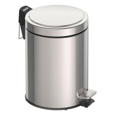 Imagem de Lixeira Inox Tramontina Brasil Com Pedal Em Aço 5 Litros 94538105