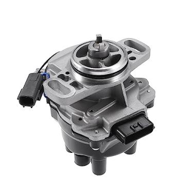 Imagem de X AUTOHAUX Distribuidor de ignição de substituição para Nissan Sentra 1995-1999 para Nissan 200SX 1995-1998 222100-0M300 com tampa e rotor