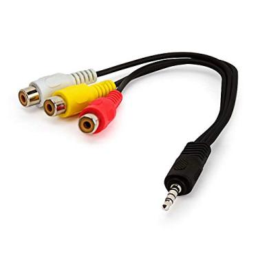 Imagem de PIX Cabo RCA Av - P3 Estéreo + 3 RCA Femea - 16 cm