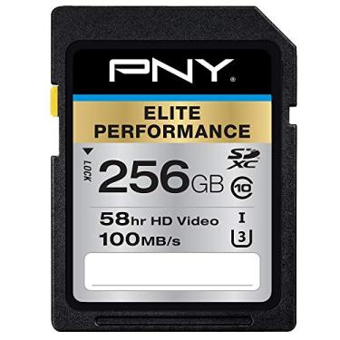 Imagem de PNY Cartão de memória Flash Elite Performance Classe 10 U3 SDXC 256 GB