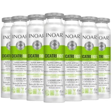Imagem de Inoar Kit Super Ampola CicatriFios Plástica Capilar 45 ml 12 unidades, Inoar