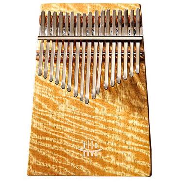 Imagem de Piano de polegar de 21 teclas, 17 teclas, kalimba de bolso, piano de dedo, teclado de percussão de dedo com piano de martelo, piano Mbira para amantes de música (18 cm x 13 cm) jacarandá 17