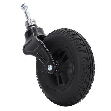 Imagem de Rodízio Giratório De 7 Polegadas Rodízio Frontal Universal PU Hub Roda De Cadeira De Rodas Substituição Da Roda Dianteira Capacidade De Carga De 120KG Para Scooter De Carrinho De Compras