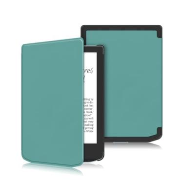 Imagem de Kepuch Custer Capas para Pocketbook Verse Pro PB629 PB634,Couro-PU Bolsas Estojos - Verde