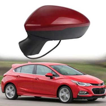 Imagem de Substituição do espelho lateral do motorista adequado para Chevrolet Cruze 2016 2017 2018 2019 espelhos laterais montagem do espelho retrovisor do carro acessórios de ajuste elétrico