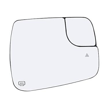 Imagem de RAGBUSCLE Substituição de vidro do espelho aquecido do lado do passageiro, vidro retrovisor com placa de suporte aquecida, compatível com Dodge Ram 1500 2019-2021 - lado direito