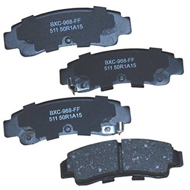 Imagem de Bendix Pastilhas de freio traseiras de cerâmica premium SBC511 para Nissan NX 1993-1991, Sentra 1994-1991, Tsuru 1996-1995