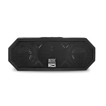 Imagem de Altec Lansing Jacket H2O 2 – Alto-falante Bluetooth à prova d'água com porta auxiliar de 3,5 mm, certificado IP67 e flutua na água, alto-falante compacto e portátil para viagens e uso ao ar livre, 8 horas de reprodução, preto