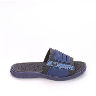 Imagem de Chinelo Infantil Masculino Kidy Slide Comfort Marinho Preto