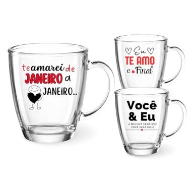 Imagem de 1 Caneca 350ml Café Love Personalizada Presente Dia Dos Namorados Casal Amor Romance Lembrancinha Aniversário Casamento Decorada Mesa Posta Presente Criativo Fofo (Janeiro a Janeiro)