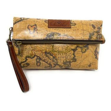 Imagem de Patricia Nash Bolsa de pulso Valerie dobrável, Mapa europeu