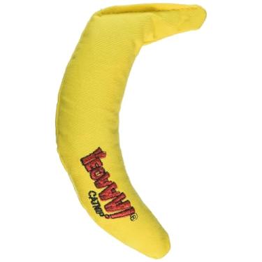 Imagem de Yeowww! Brinquedo banana amarela erva de gato (pacote com 2)