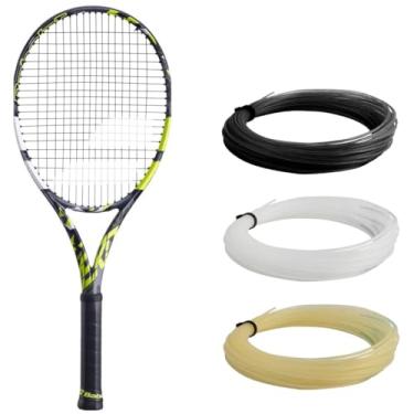 Imagem de Raquete de Tênis Babolat Pure Aero-L4 Cinza/amarelo/branco 4 1/2''Grip