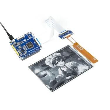 Imagem de Waveshare 6inch E-Ink Display HAT for Raspberry Pi 1448×1072 High Definition with Embedded Controller IT8951 Communicating via USB/SPI/I80 Interface Supports Partial Refresh.