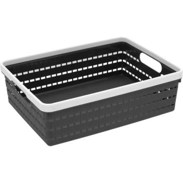 Imagem de CAIXA ORGANIZADORA MULTIUSO PLÁSTICO 9x22x29cm PRETO